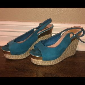 Teal Wedges